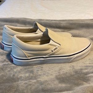 Tan or Cream Vans Womens 9/Men’s 7.5